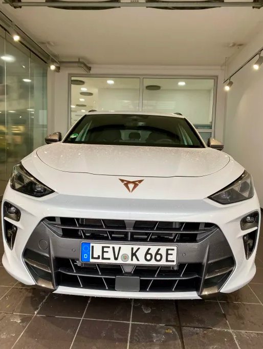 Cupra Terramar mit Kennzeichen LEV K 66E